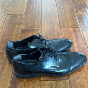 Classic Black Leather Men's Dress Shoes
